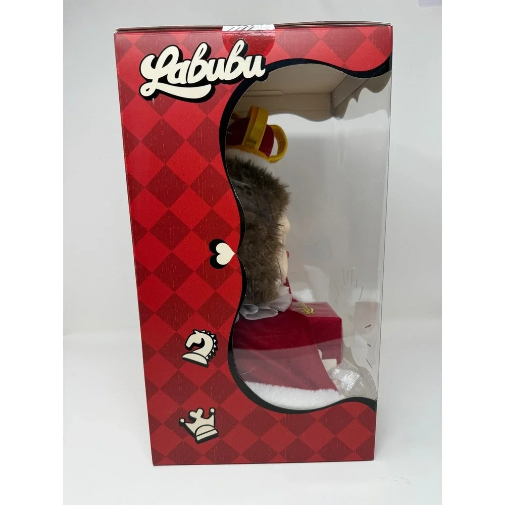 Pop Mart THE MONSTERS Let's Checkmate 400% Vinyl Plush Labubu King Authentic‎